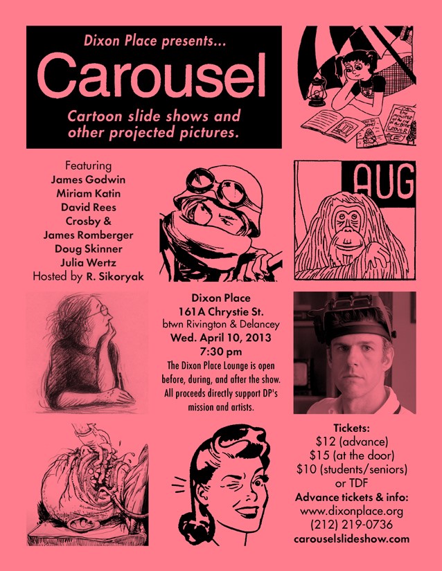 Figure 2 - Flyer advertising a Carousel show on April 10th 2013