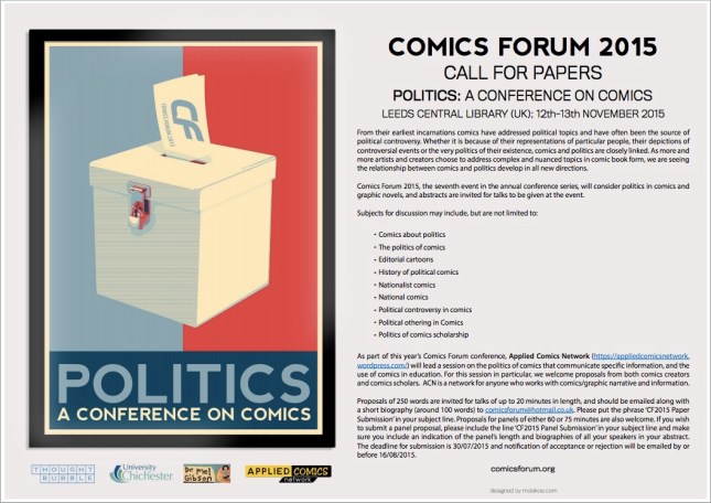 Comics Forum CFP