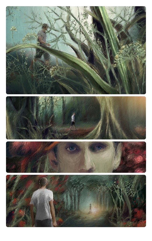 The comic Predmety, artwork by Nicolay Pisarev. Used with permission from Nicolay Pisarev.